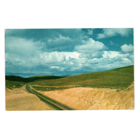 Vintage Emigrants Pass Postcard Nevada Scenic Highway Travel Roadway Mountains - Picture 1 of 2